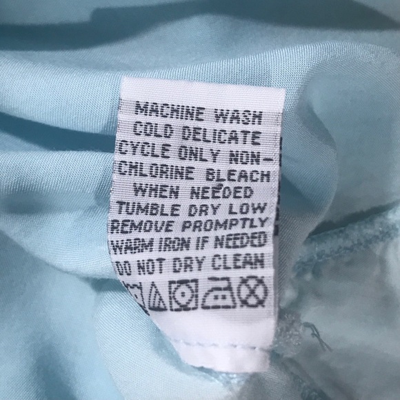 Velvet Heart Women’s Medium Blue Button Front Tunic Top Roll Tab Sleeves - Picture 12 of 16